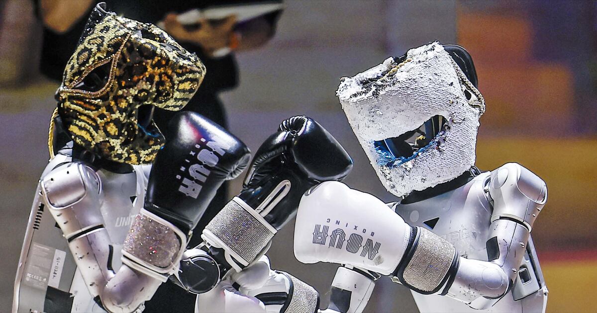 Humanoid Robots Box at Seoul's Galaxy Robot Park