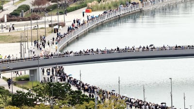‘부캉이’ 부산 체류 한 달째… 누적 방문객 154만명 넘었다