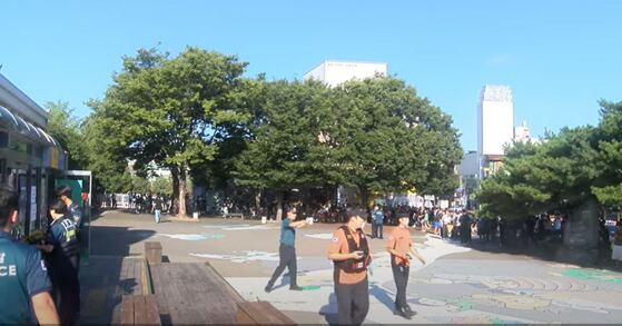 사진 출처=조선일보 안동역 폭발물 신고 수색