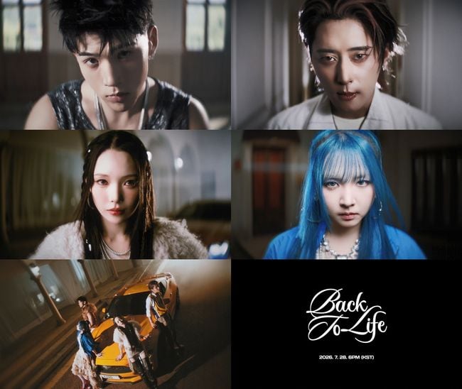 카드, 정규 1집 타이틀곡 'Back To Life' 솔로티저 오픈…전원 작사 참여+서사