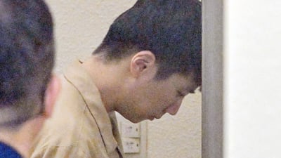 성폭력범죄의 처벌 등에 관한 특례법 위반(강간 등 살인) 혐의로 기소된 장윤기가 30일 1심 선고 공판을 받기위해 광주지법에 출석하고 있다. (공동취재) 2026.9.30 ⓒ 뉴스1 김태성 기자