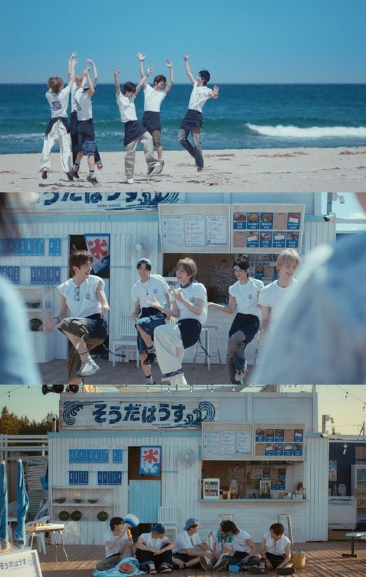 투어스, 탄산처럼 터지는 청량감..日 싱글 2집 MV 티저 공개
