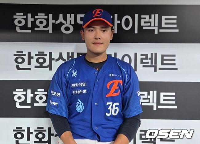 "ML 스탠튼 닮았다고"…첫 홈런이 대타 스리런→타율 4할4푼4리, 한화 20세 유망주 "못 쳐도 본전이라고 생각하고 쳤다"