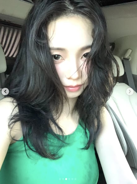 ‘워터밤’ 사로잡은 카리나..물세례에도 ‘미모’ 과시 “더웠는데 안 더워”