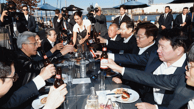 President Lee Recreates 'Kkanbu' Dinner with Tech CEOs
