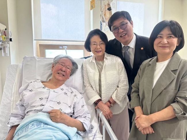 “건강 불편” 85세 최불암, 수척해진 얼굴…병원 입원 중인 근황