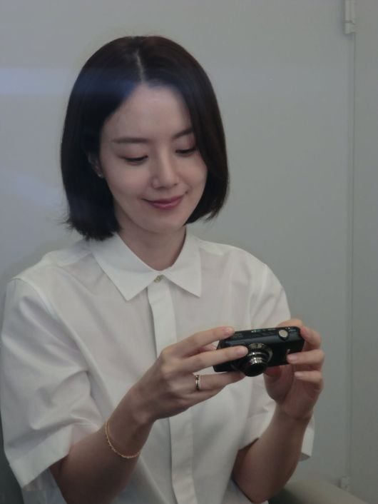 "의사 남편·혼전임신 아니" 문채원, 볼살 통통 오른 새댁…결혼 후 첫 근황