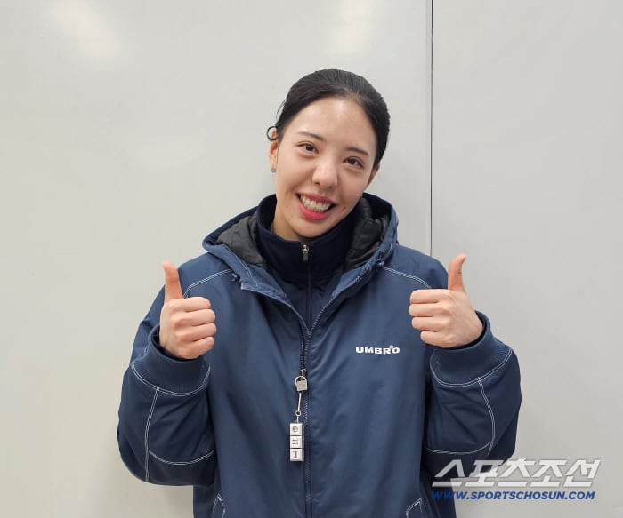 인터뷰에 임한 기업은행 육서영. 김영록 기자