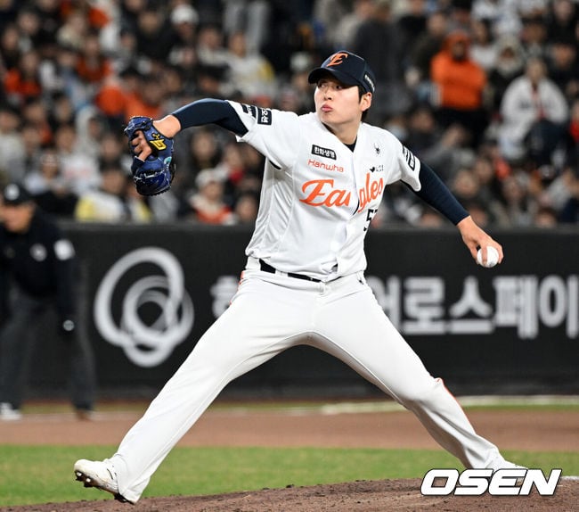"AG 기대 안 했다면 거짓말" 한화 3년 차 좌완, 150km 찍고 10홀드 눈앞…대표팀 탈락 아쉬울 만하다