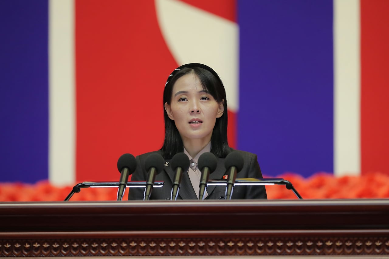 (평양 노동신문=뉴스1) = 김여정 북한 노동당 총무부장.[국내에서만 사용가능. 재배포 금지. DB 금지. For Use Only in the Republic of Korea. Redistribution Prohibited] rodongphoto@news1.kr
