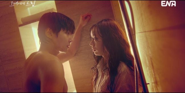 '그대에게 드림' 이혜리, 눈 떴더니 '첫사랑' 황인엽 호텔…아찔 욕실 밀착