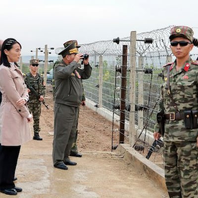 김여정, MDL 인근 시찰... 北 “적 도발땐 즉시 반격”