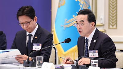 박홍근 기획예산처 장관이 13일 청와대 영빈관에서 열린 2026년 국가재정전략회의에서 재정 운용방향을 발표하고 있다. 2026.7.13 ⓒ 뉴스1 허경 기자