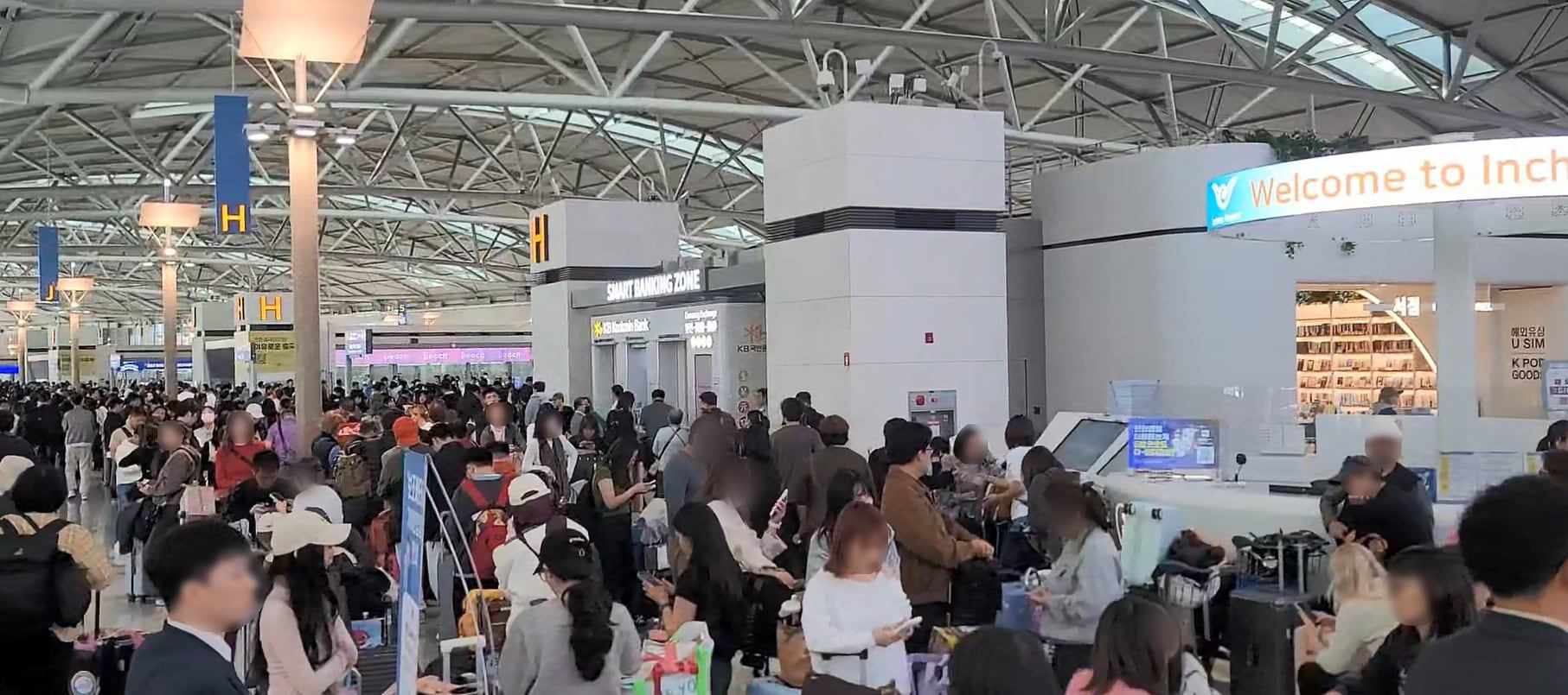 仁川空港の一部航空会社、ネットワーク障害で発券に支障