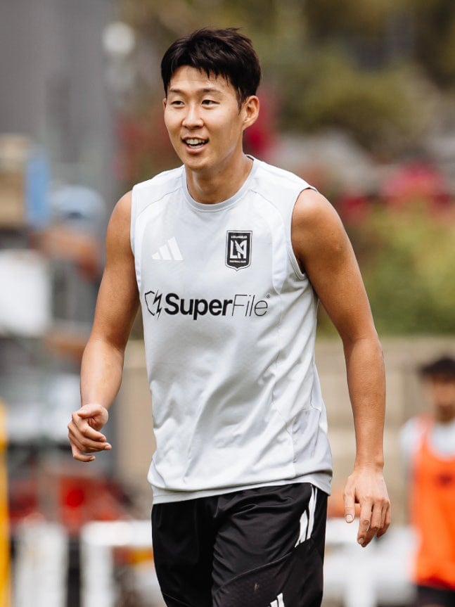 손흥민이 돌아왔다, 월드컵 휴식 마치고 LA FC 훈련 복귀