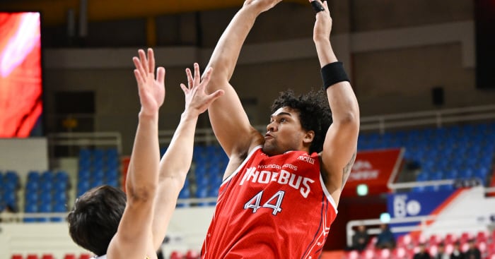 Photo: chosun.com Ulsan Hyundai Mobis Gary Prim suffered left medial ligament rupture