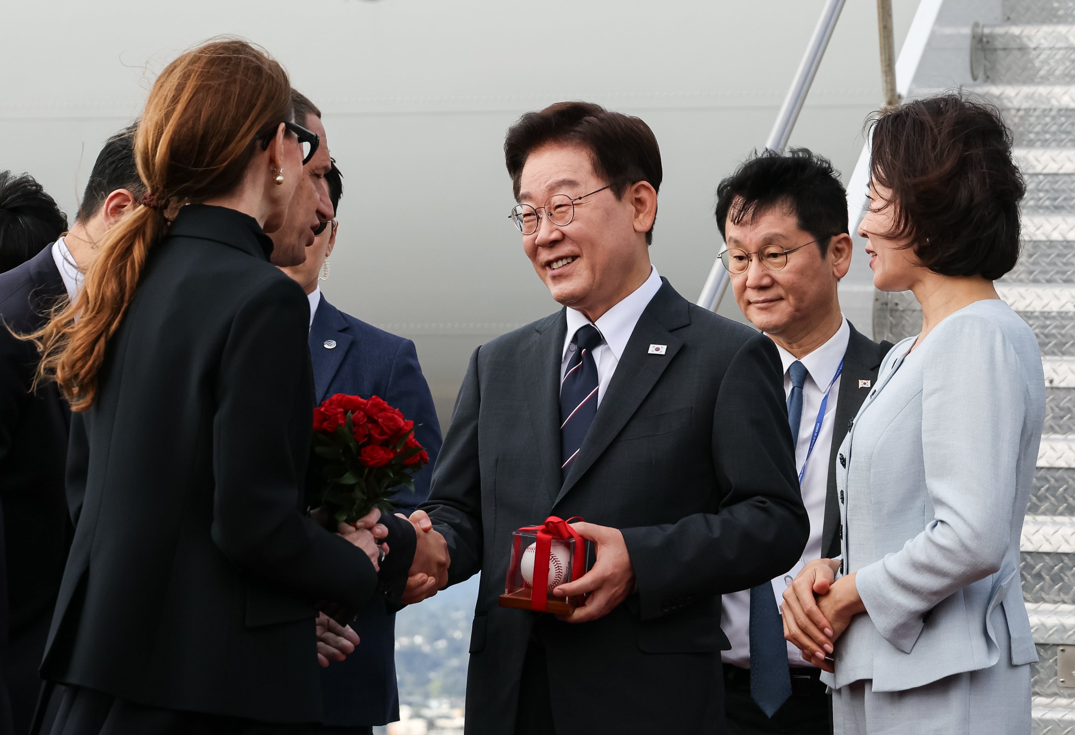 李대통령, 미국 도착… 젠슨 황·샘 올트먼 등과 면담 예정