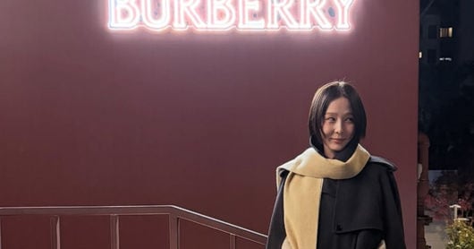 김나영 명품 브랜드 팝업 행사 현장