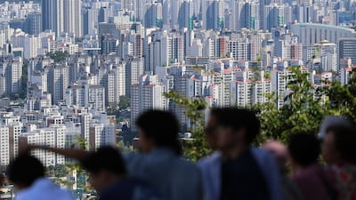 사진은 17일 서울 남산에서 바라본 서울 아파트 단지 모습./뉴스1