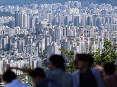 사진은 17일 서울 남산에서 바라본 서울 아파트 단지 모습./뉴스1
