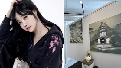 낸시랭, 샴페인 마셔서 반성 안하나…음주운전 경찰조사 5일만 개인전 홍보