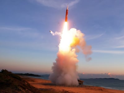 합참 “北, 동해상 탄도미사일 10여발 발사”