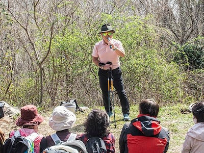 ‘산의 남자’ 엄홍길 대장과 함께...북한산 우이령길 트레킹