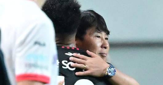 린가드와 김기동 감독