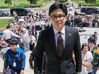 ‘초선 한동훈’ 첫 등원...“보수 재건 하겠다”
