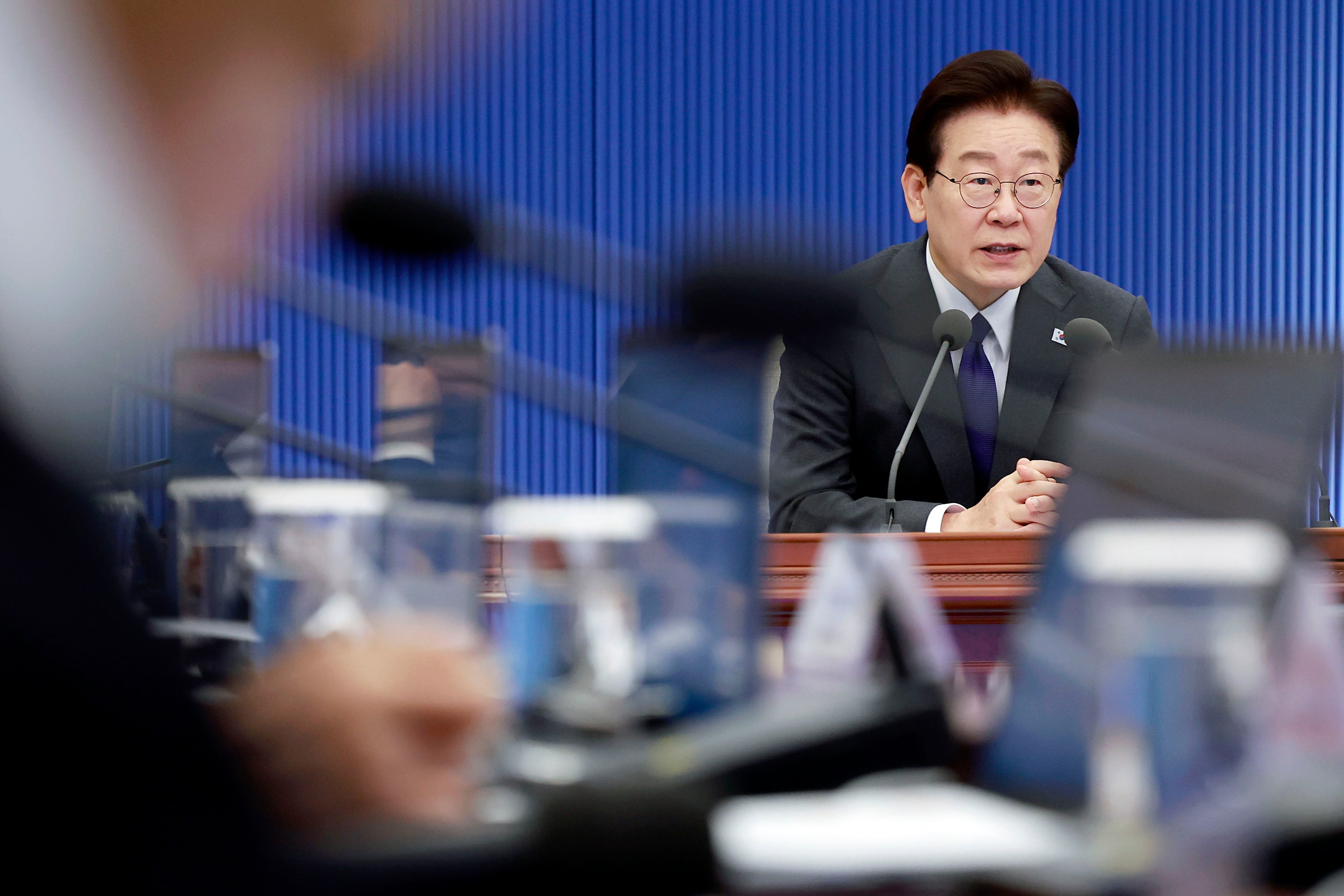 이재명 대통령이 30일 청와대에서 열린 수석보좌관회의에서 발언하고 있다./뉴스1