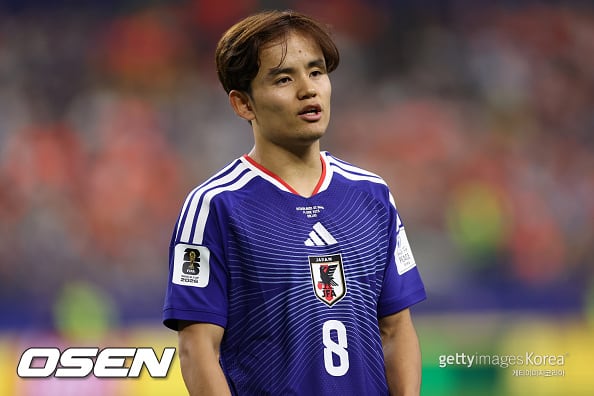 일본축구 초비상…에이스 구보, 튀니지전 결장 확정 "스웨덴전도 사실상 어려워" 좌절