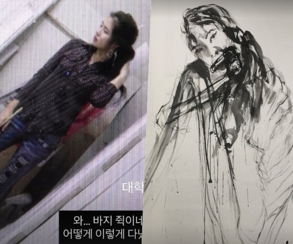 '김태현♥' 미자, 홍대 미대 시절 미모 이 정도…수준급 그림 실력까지