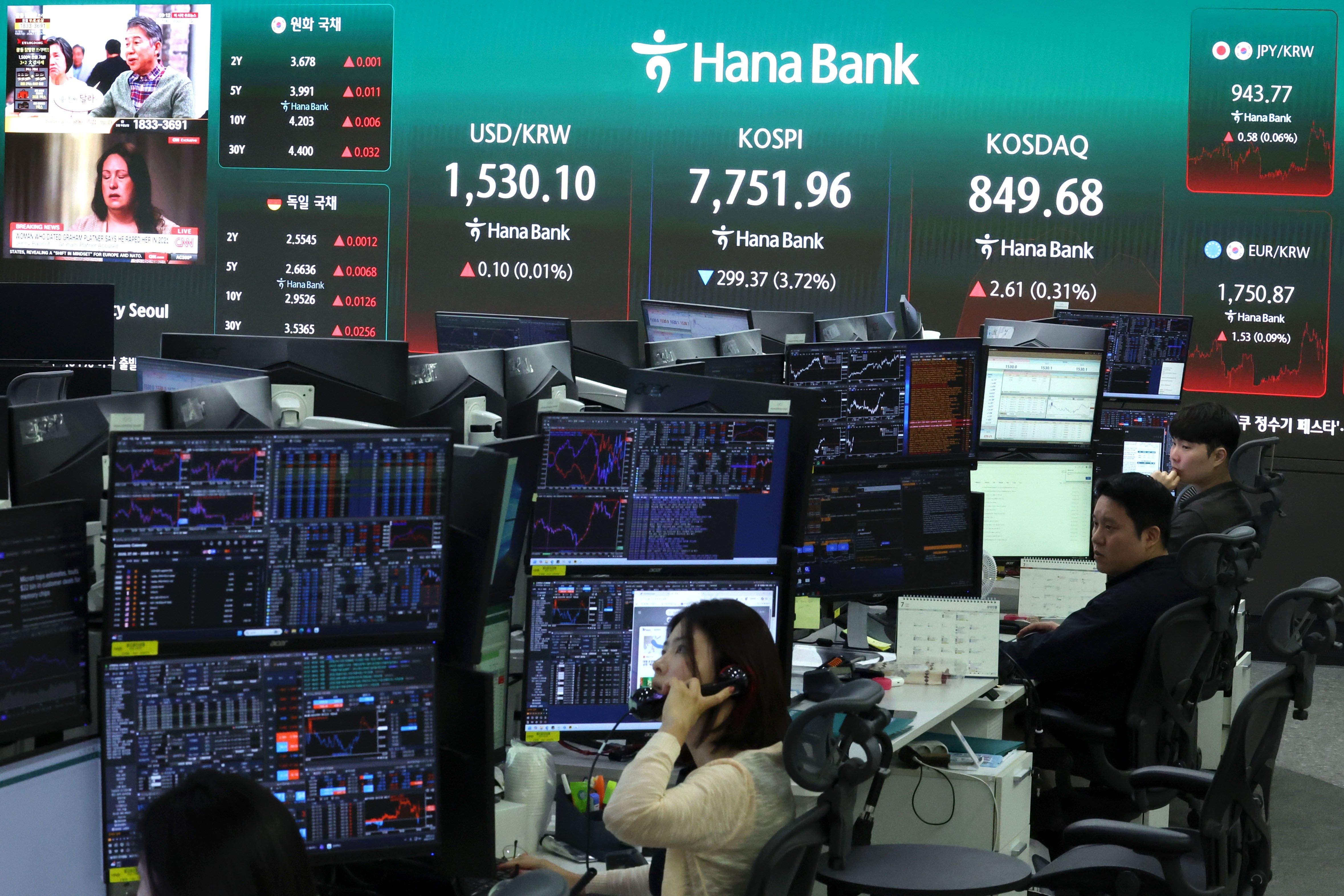 6월 외국인 주식 순매도 323.7억달러로 역대 최대