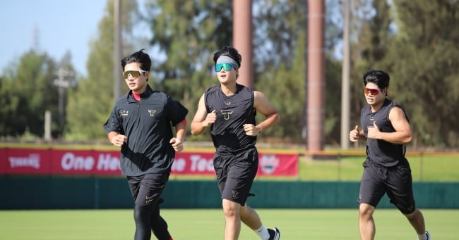 오키나와 마무리캠프 러닝 훈련