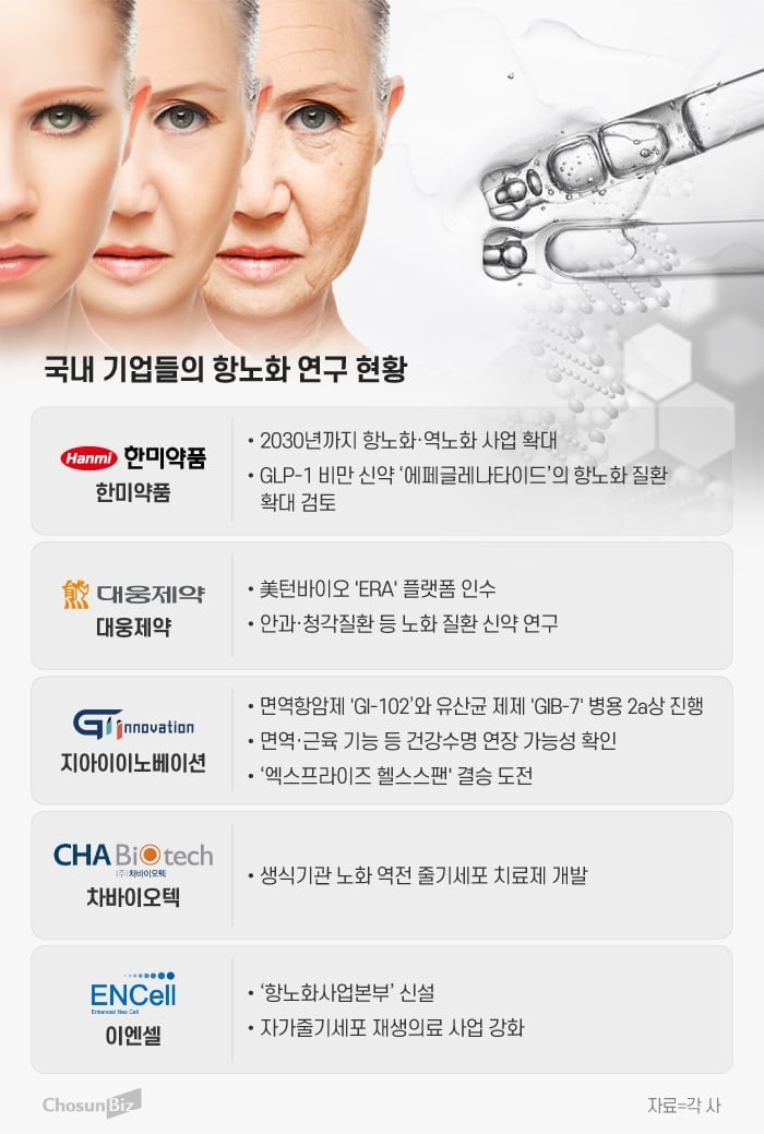 노화도 치료하는 시대 오나…전 세계 바이오산업 새 격전지 된 ‘역노화 신약’