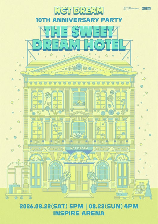NCT DREAM, 8월 데뷔 10주년 기념 팬미팅..호텔리어 변신