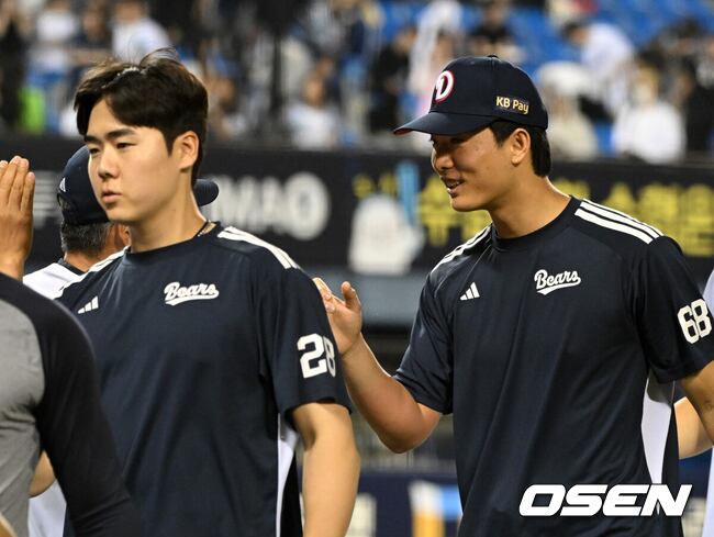 AG 금빛투구 예고인가, 최민석 6승 먹방 삼진쇼...김원형 "7이닝 책임져준게 컸다"