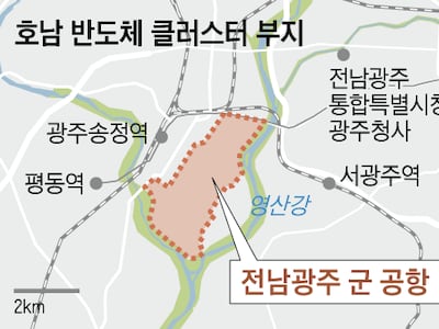 기후부 “황룡강과 49번 지방도에 송전선 깔아 호남 반도체 전기 공급”