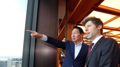 최태원 SK그룹 회장, 샘 올트먼과 오찬 회동