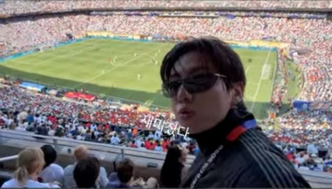 BTS 정국, 4년 만에 돌아온 월드컵..하프타임쇼 마치고 “재미졌다”