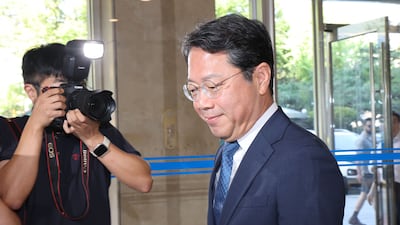 김승원 법무부 장관 후보자가 서울 종로구 적선현대빌딩에 마련된 인사청문회 준비사무실로 출근하고 있다. 2026.9.3 ⓒ 뉴스1 이광호 기자