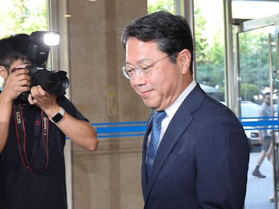 김승원 법무부 장관 후보자가 서울 종로구 적선현대빌딩에 마련된 인사청문회 준비사무실로 출근하고 있다. 2026.9.3 ⓒ 뉴스1 이광호 기자