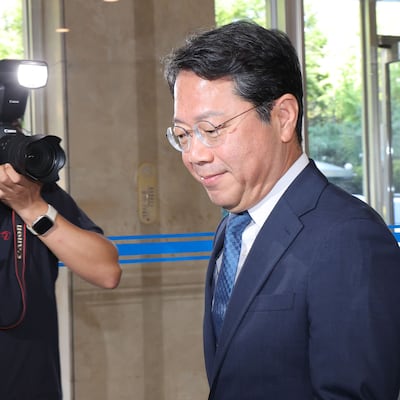 김승원 법무부 장관 후보자가 서울 종로구 적선현대빌딩에 마련된 인사청문회 준비사무실로 출근하고 있다. 2026.9.3 ⓒ 뉴스1 이광호 기자
