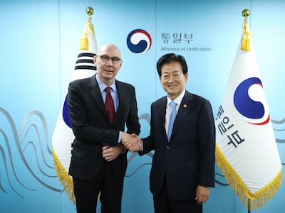 정동영, 유엔 인권대표 만나 “이산가족 상봉 가장 중요한 인권 현안”