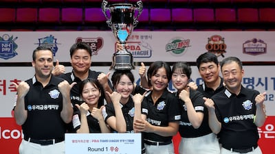 우리금융캐피탈, 2026-2027시즌 PBA 팀리그 첫 라운드 우승