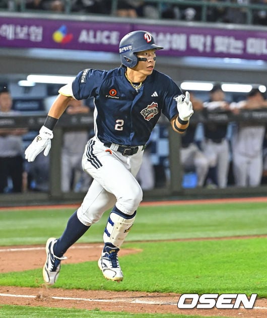 "아무도 없더라구요" 2루 땅볼→홈런급 대박으로, 김민석 혼신의 질주...'잠실 아이돌'로 올스타까지 간다