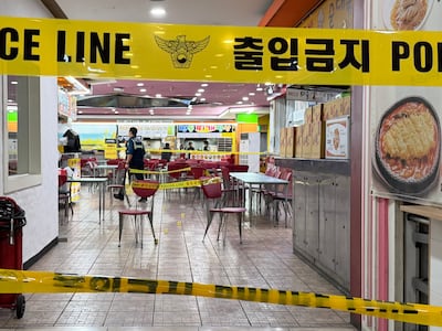 지난 13일 칼부림 사건이 발생한 인천 남동구의 한 상가 푸드코트./뉴스1
