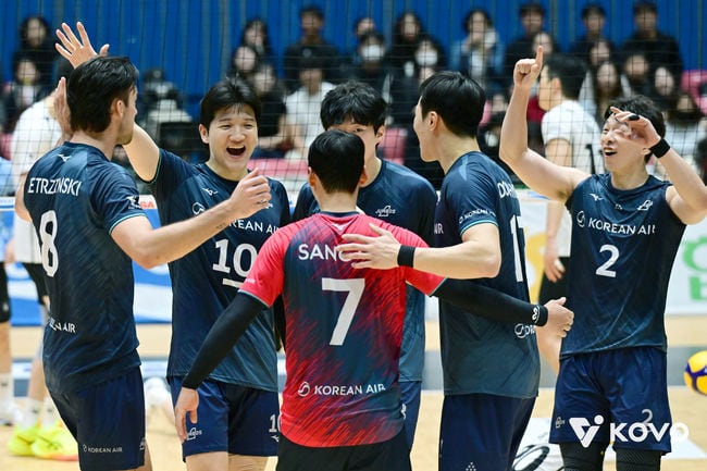 大韓航空、監督が腰手術もカップ戦韓国初7度目V…207cm独得点王MVP