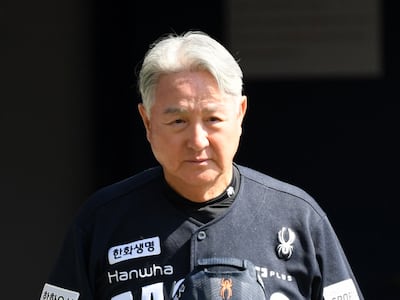 “오늘이 마지막…팬들께 죄송” 김경문 감독, 한화 떠난다
