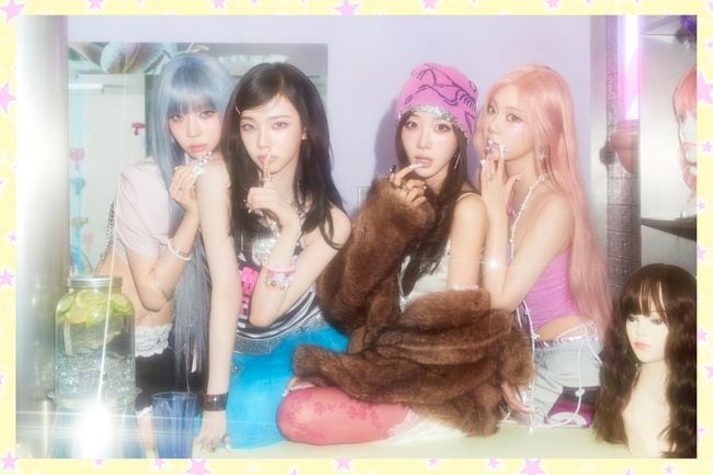 에스파, 청량美도 통했다..日 'KISS N TELL' 오리콘 차트 1위